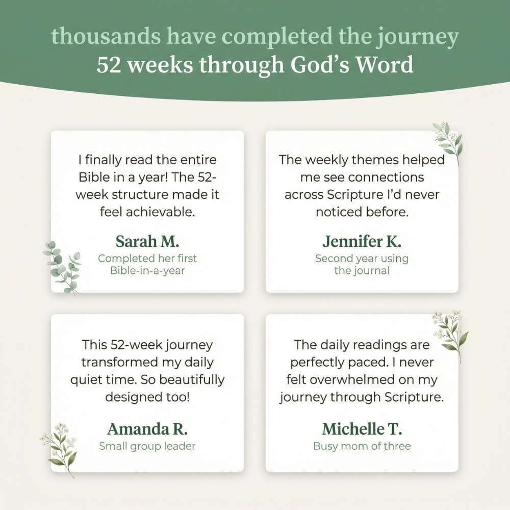 Bible In A Year: 52-Week Study