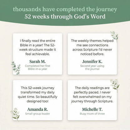 Bible In A Year: 52-Week Study